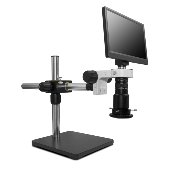 Scienscope Macro Digital Inspection System With LED Light On Single Arm Stand MAC3-PK5S-R3